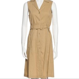 Theory belted wrap dress